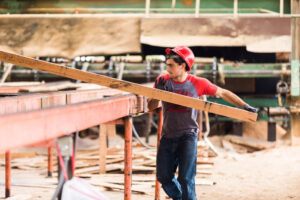 crew working on rough sawn lumber for sale from elders sawmill in rockford michigan. we ship rough sawn lumber to customers all over the world including furniture manufacturers.